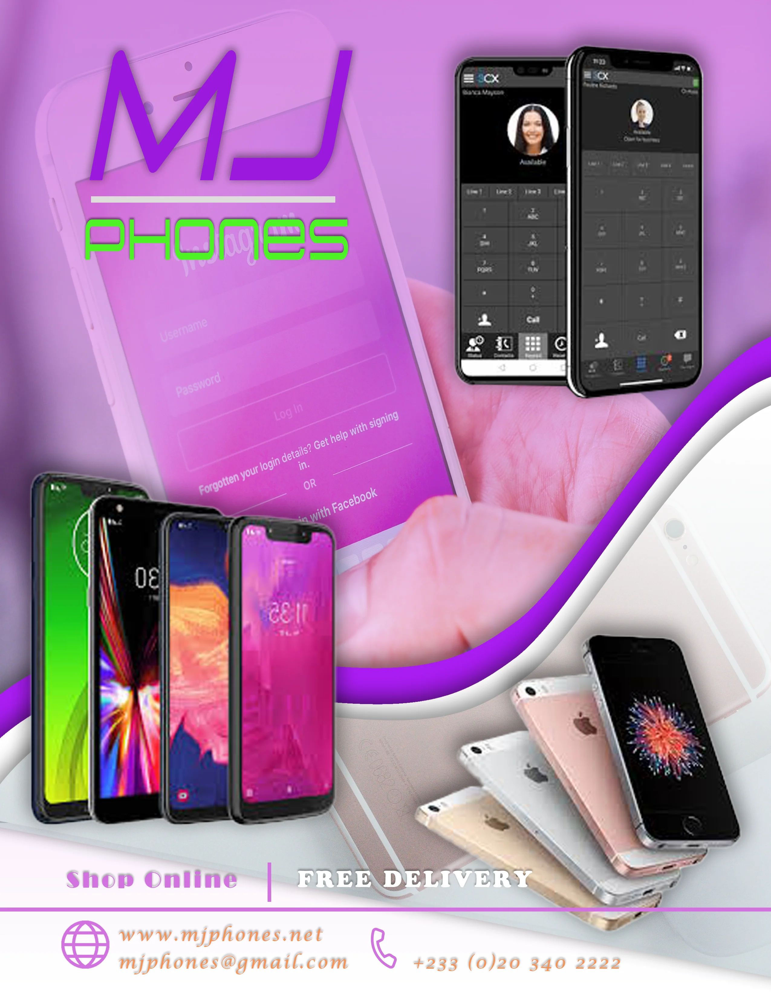 M and G Phones
